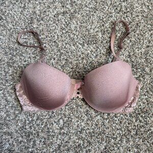 Victoria’s Secret Angels IPEX Demi Bra – Blush/Dusty Rose Nude, 34C